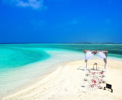 trouwen op de Malediven